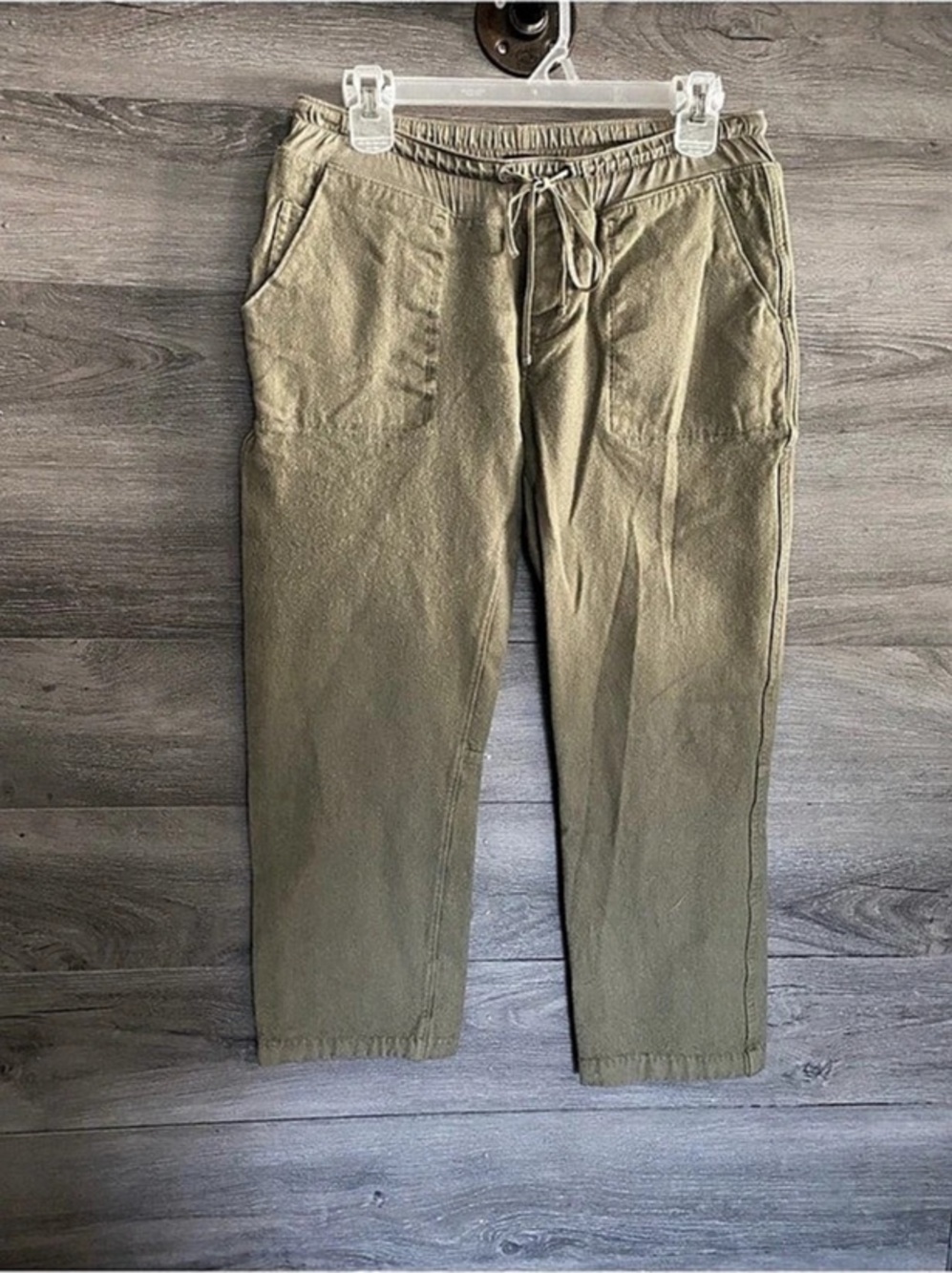 ibex Olive Ankle Pants Size Medium
